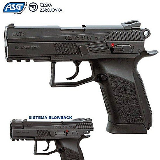 pistola-asg-cz-75-p07-duty-blowback Pistola asg cz 75 p07 duty blowback